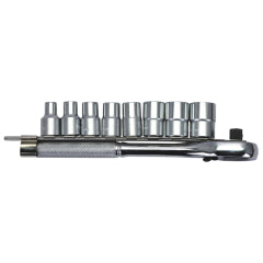 DADO HANS 1/2" DR 6 PTAS. JGO. 7 PZS. # 46134 (OF)