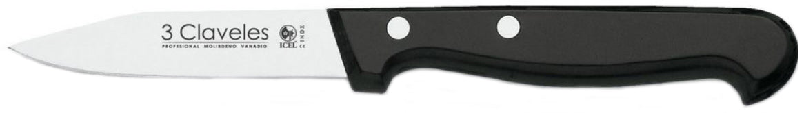 CUCHILLO TRES CLAVELES # 904 INOX MGO ABS   8CMS MONDADOR