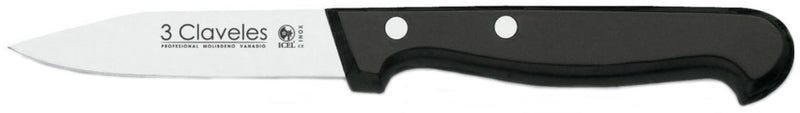 CUCHILLO TRES CLAVELES # 904 INOX MGO ABS   8CMS MONDADOR