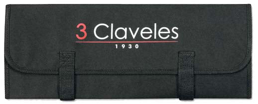 ESTUCHE TRES CLAVELES  P/CUCHILLOS # 1682  6 PZAS. C/VELCRO