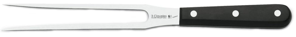 TENEDOR TRES CLAVELES # 1116 (1115) INOX  UNIBL  20 CMS