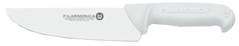 CUCHILLO FILARMONICA - TRES CLAVELES # 5502-24 CMS  POLIP. BLANCO CARNICERO