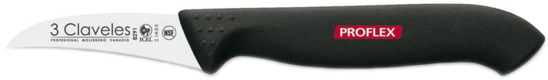 CUCHILLO TRES CLAVELES # 8291 INOX PROFLEX MONDADOR  6 CMS(OF)