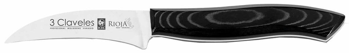 CUCHILLO TRES CLAVELES-RIOJA #1409 MONDADOR 8 CMS(OF)
