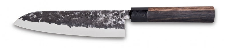 CUCHILLO TRES CLAVELES # 1012 SANTOKU OSAKA COCINA 18,0 CMS