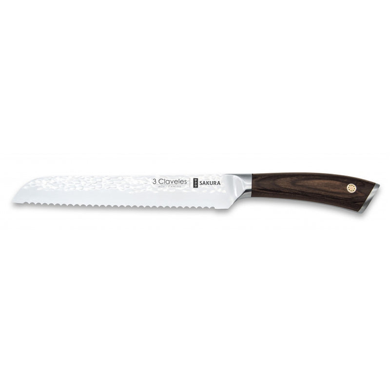 CUCHILLO TRES CLAVELES FORJADO #1017 SAKURA PANERO 19,0 CMS(OF)