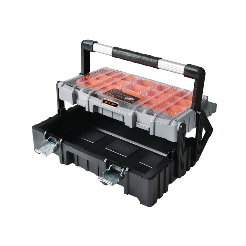 CAJA HERRAMIENTAS #320300 PLASTICA C/ORGANIZADOR 58 CM - TACTIX