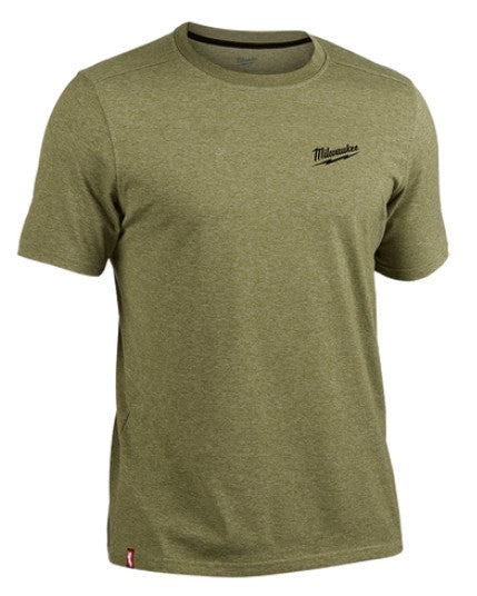 POLERA TRABAJO VERDE FREEFLEX MANGA CORTA TALLA M MILWAUKEE