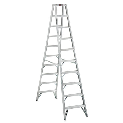 ESCALERA ALUMINIO TIJERA DOBLE ACCESO 10 PELDAÑOS