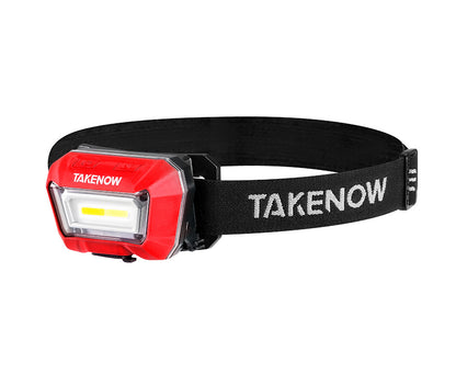 Linterna frontal led 3 colores 160 lumens TAKENOW
