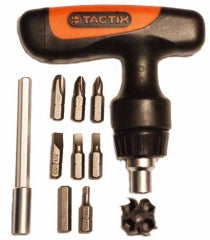 ATORNILLADOR TIPO T DE TORQUE C/PUNTAS # 900232 10 EN 1 - TACTIX