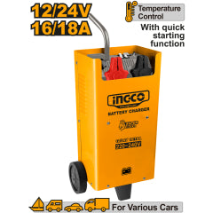 CARGADOR BATERIAS INGCO INDUSTRIAL 12/24VOLT  300 AMP #ING-CD2201