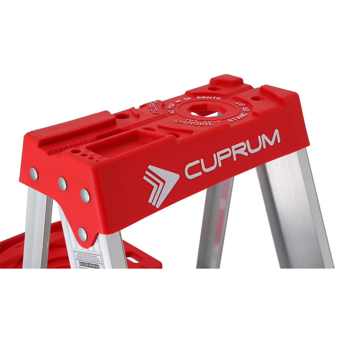 ESCALERA ALUMINIO TIJERA 3 PELDA OS 0.91 MTS 150 KG CUPRUM