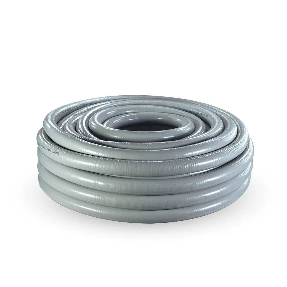 Tubo metálico flexible 50mm., rollo de 50mts.