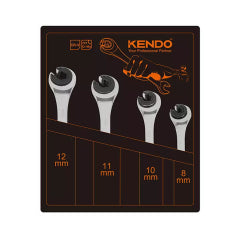 LLAVE ABOCINADA CON CHICHARRA KENDO JGO. 4 PZAS. # 15380