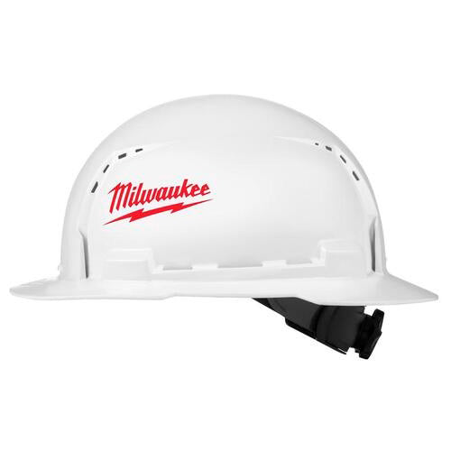 CASCO CON VENTILACION Y TRINQUETE DE 4 PUNTOS MILWAUKEE