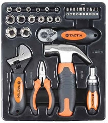 HERRAMIENTAS TACTIX # 900053 - 29 PZS. EN ESTUCHE