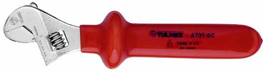 LLAVE FRANCESA KLEIN (TULMEX) AISLADA CROMADA #A701-6C-6