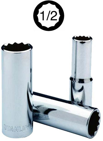 LLAVE DADO LARGO STANLEY 12 PTA 1/2 DR -1"  #86489(OF)