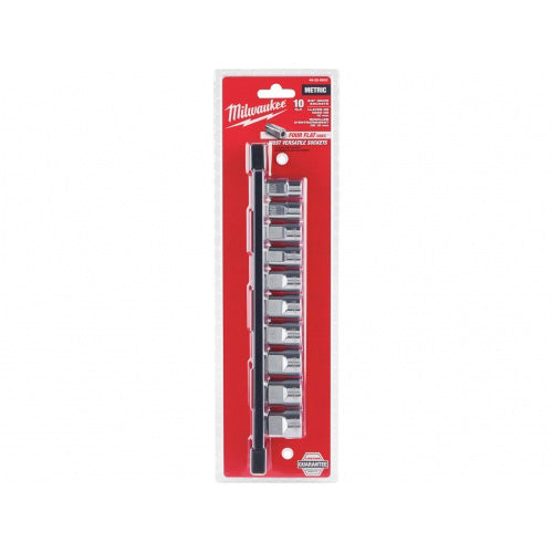 JUEGO DE DADOS 10PZS MM 3/8 MILWAUKEE 48-22-9503