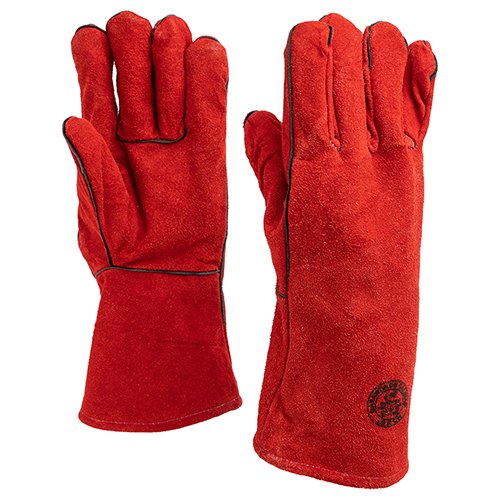 GUANTE DESCARNE SOLDADOR ROJO