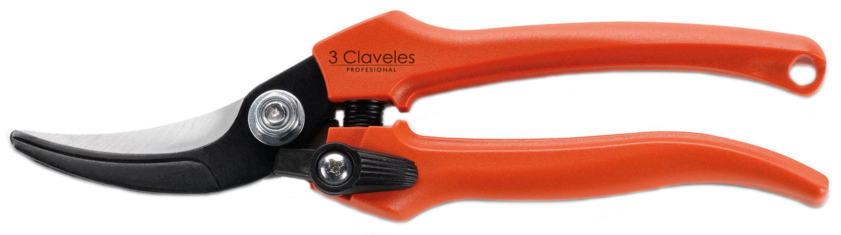 TIJERA TRES CLAVELES # 295 - 18,5 CMS. VENDIMIA CURVA(OF)