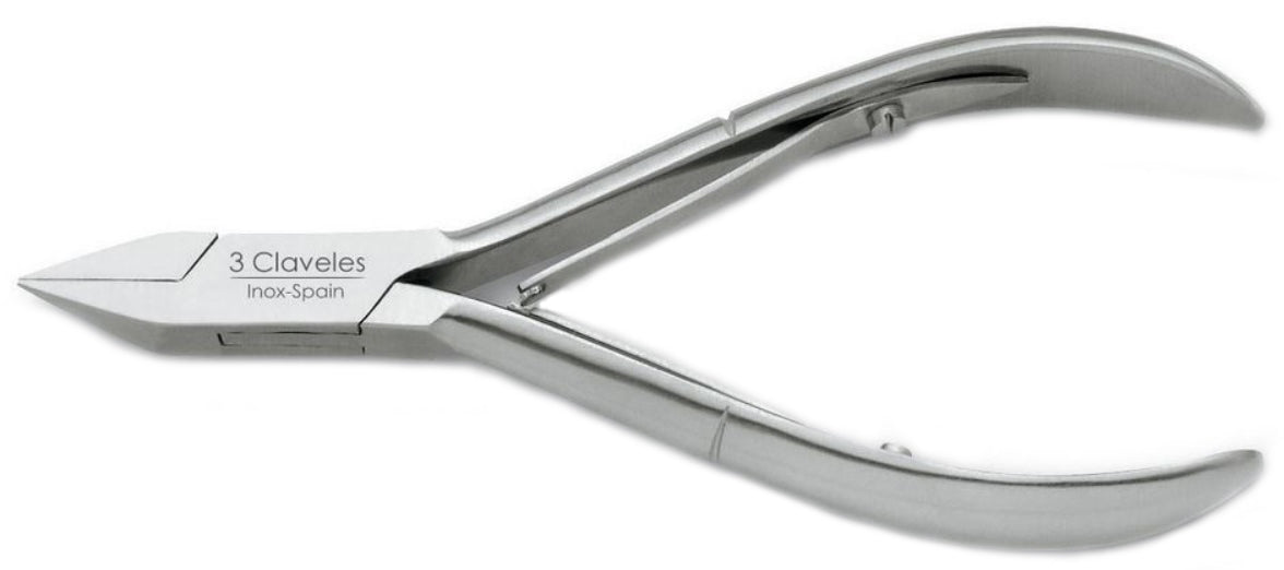 CORTA-UÑAS TRES CLAVELES  # 12144  - 13 CMS CORTE PLANO