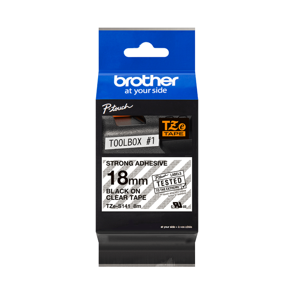cinta laminada fondo transparente BROTHER