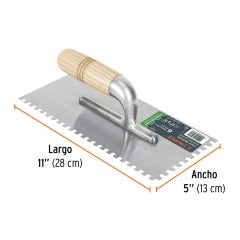 PLANCHUELO TRUPER DENTADO 11 X 5" M/MADERA #LLM-6C (15410)