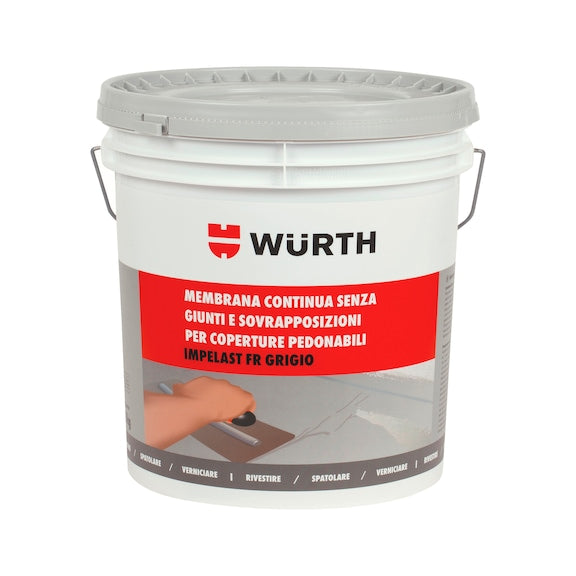 IMPELAST FR MEMB. FIBRADA GRIS 20KG - WURTH