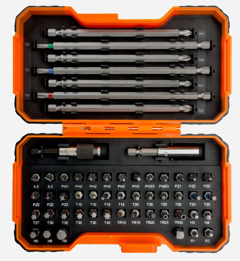 BAHCO BHBBR203P9 Torx Bit Socket Set - 1/2" Drive, 9 Piece, Impact Rated