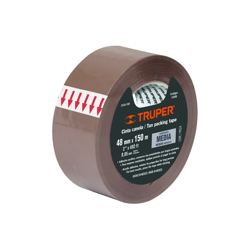 CINTA EMBALAJE TRUPER CAFE # CCA-50 (12554)