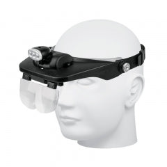 CINTILLO LUPA CON LUZ LED PRETUL (TRUPER) # OVIS-3P  (26019)