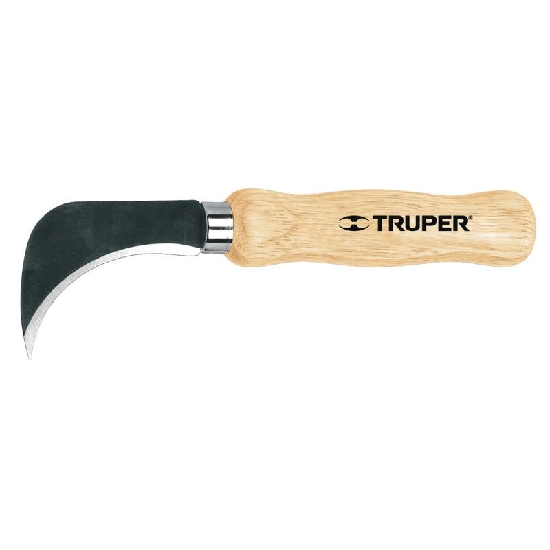 CUCHILLO TRUPER CURVO P/LINOLEO 8