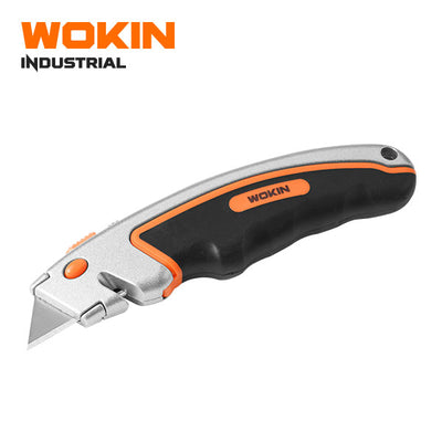Cuchillo cartonero Industrial con almacenamiento hoja corta WOKIN