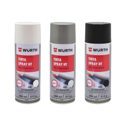PINTURA EN SPRAY 600°ALUMINIO - WURTH
