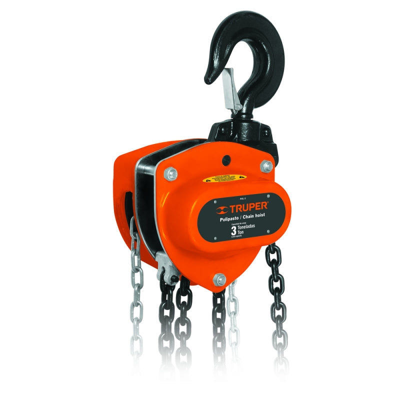 TECLE TRUPER CADENA 3 TON X 3 MTS # POL-3 (POLI-3) (16827)