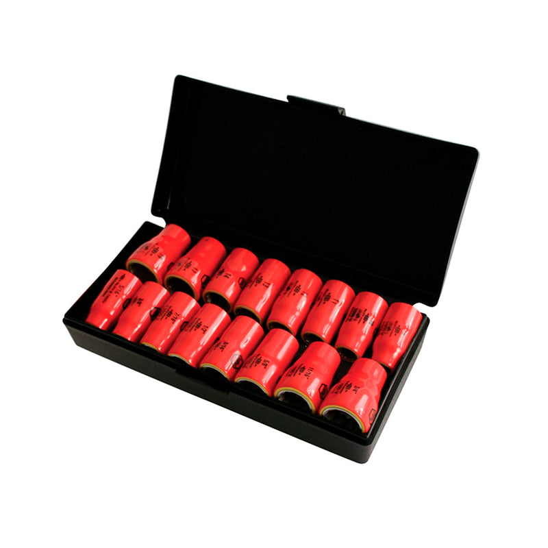 Estuche 16 dados aislados cuadrante 3/8