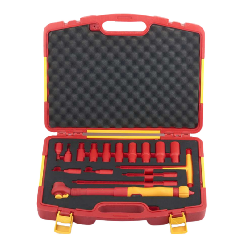 Set Llave De Torque 16Pcs 3/8 1000V Vde  - WALTER