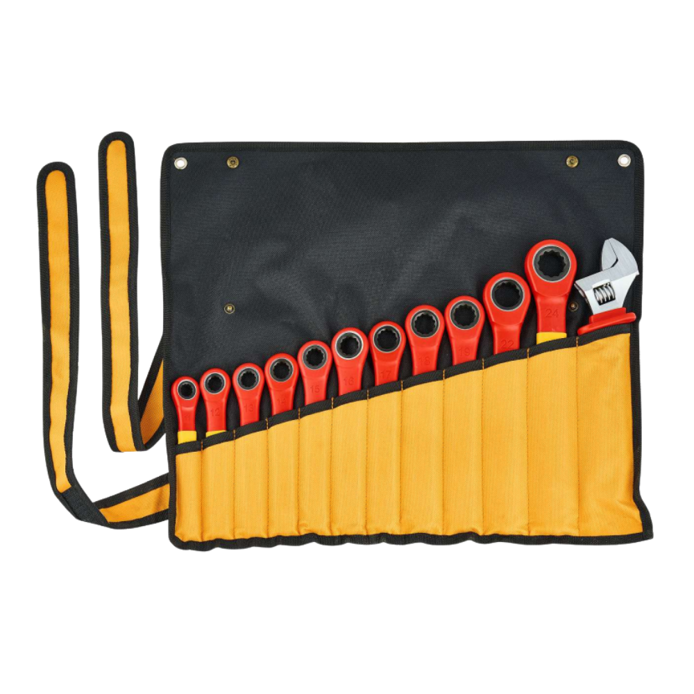 Set Llaves Corona Con Chicharra 12Pcs 1000V Vde  - WALTER