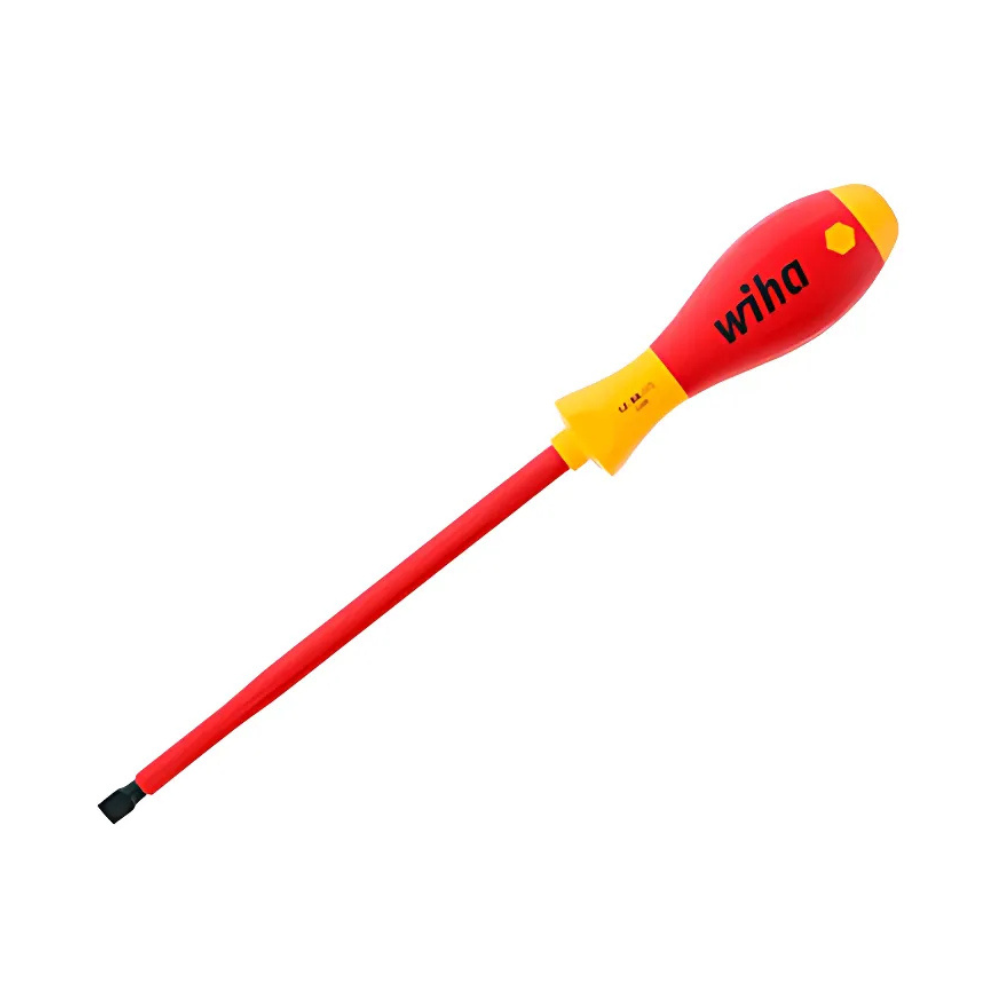 Destornillador Punta Paleta 8.0MM x 175MM con aislación hasta 1000V. WIHA