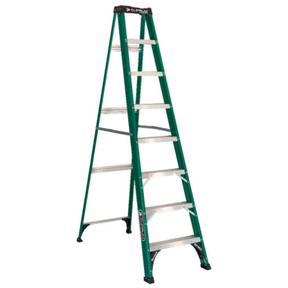 ESCALERA FIBRA VIDRIO TIJERA 8 PELDA OS 2.47 MTS 175 KG CUPRUM