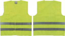 CHALECO REFLEC AMARILLO 2 CINTAS CERT CLASE II EN20471
