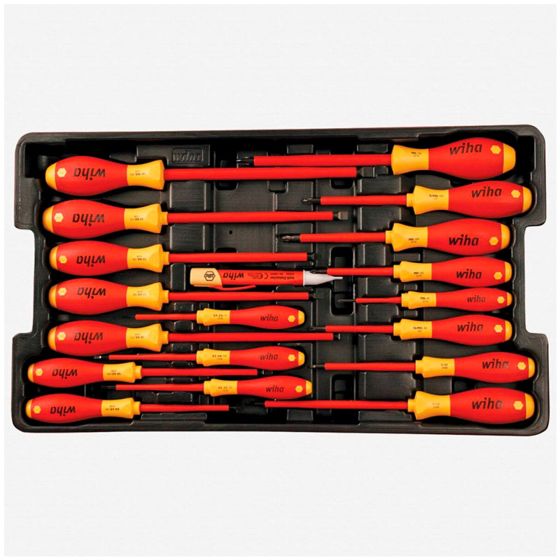 Maleta para electricista con 80 herramientas aisladas 1000V VDE - Wiha