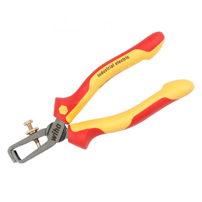 Alicate Pelacable Aislado 160MM con Tornillo 1000V VDE WIHA