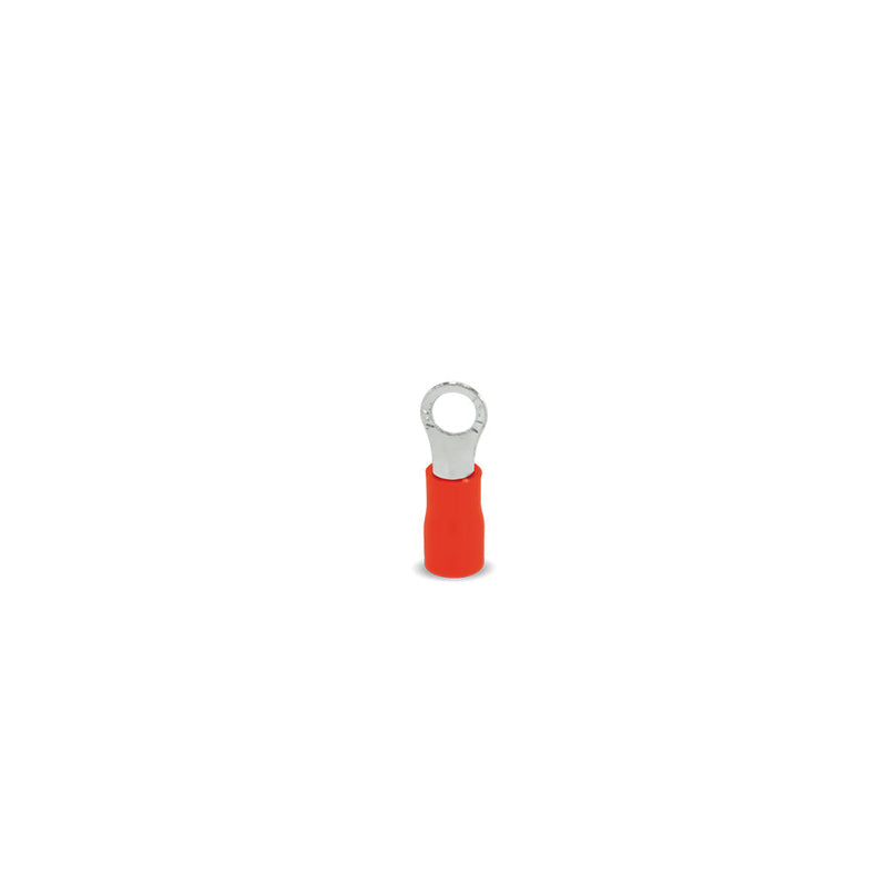 TERMINAL ANILLO ROJO 16-22AWG 3.2 MM BOLSA 50 UNIDADES