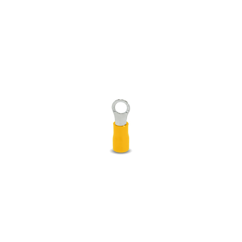 TERMINAL ANILLO AMARILLO 10-12AWG 4.3MM BOLSA 50 UNIDADES
