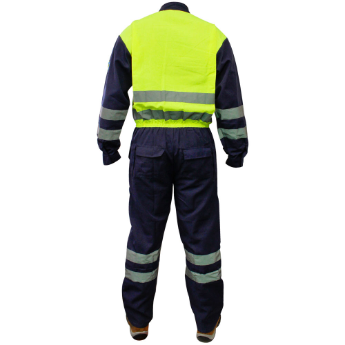 OVEROL REFLECTIVO RFX BICOLOR AZUL/AMARILLO FLUOR XXL