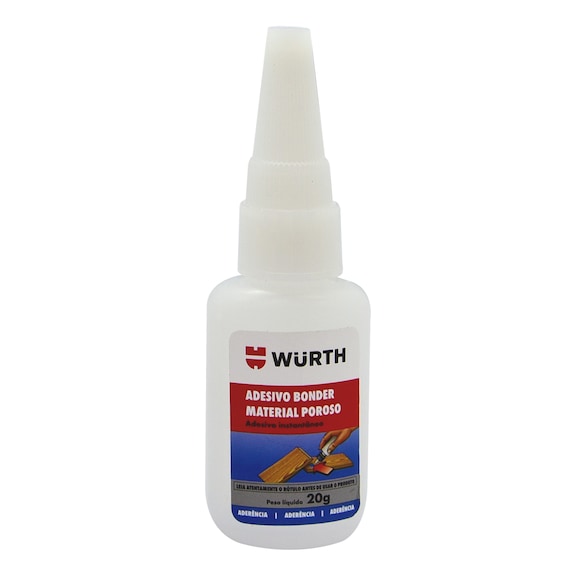 ADHESIVO CIANOCRILATO SUPERGLUE 20GR - WURTH