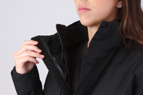 PARKA DESMONTABLE HW RENO 3 EN 1 MUJER NEGRO XL